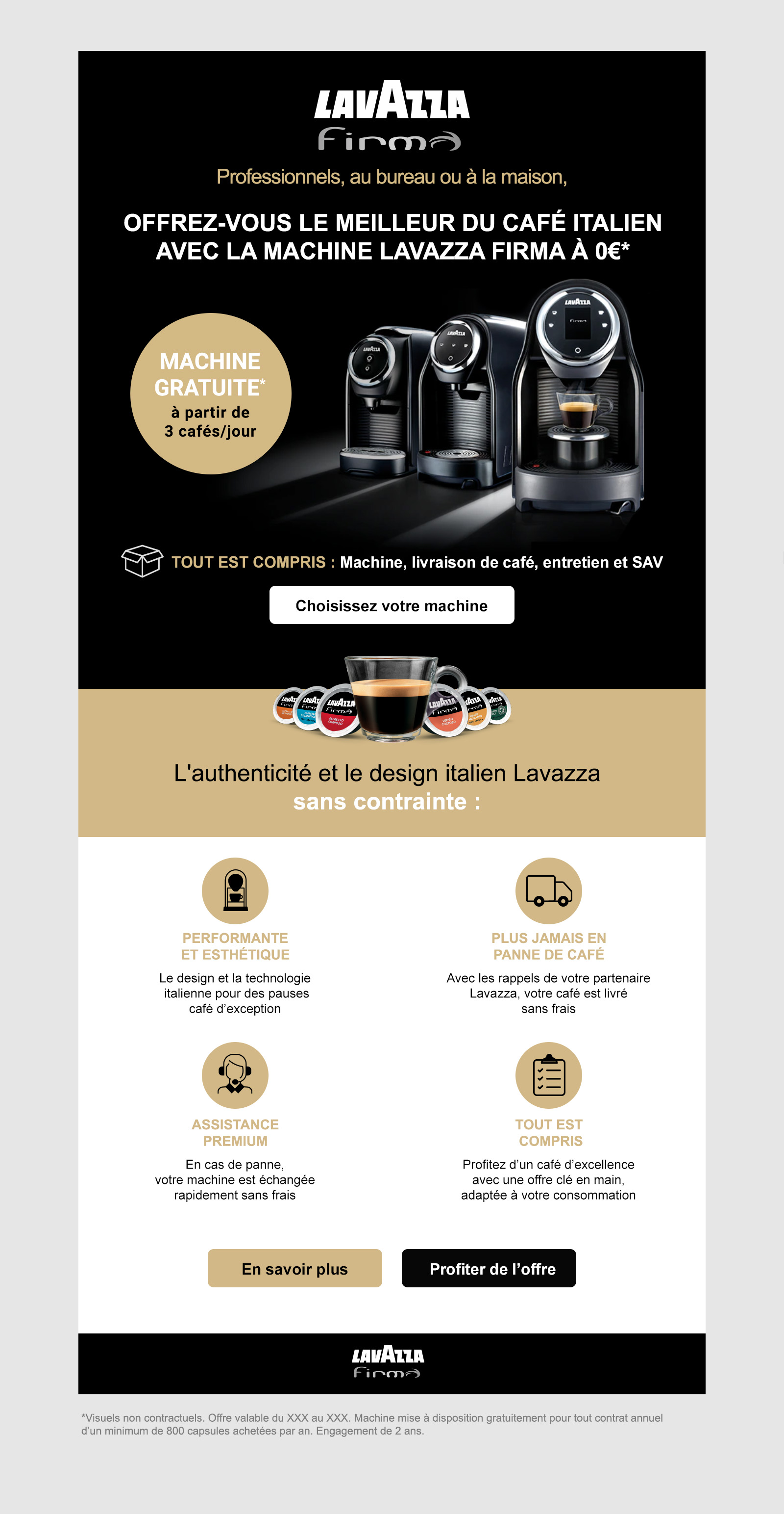 Email marketing Lavazza